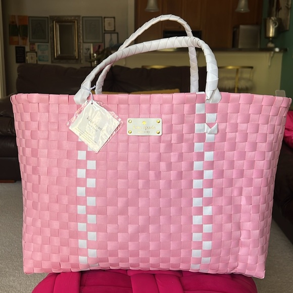 kate spade Handbags - NWT Kate Spade Limited Edition Woven Tote